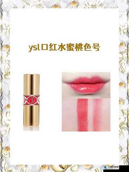 YSL 口红水蜜桃色号 6004-魅力之选