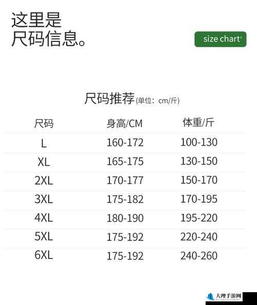 美国大尺码-XXL—欧洲大尺码-XXXL