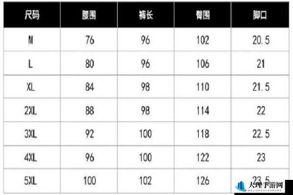 日本 ll 码等于 xl 码：服装尺码的国际标准