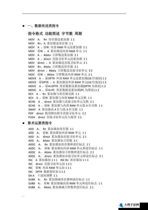 腐蚀基本代码指令集汇总要点