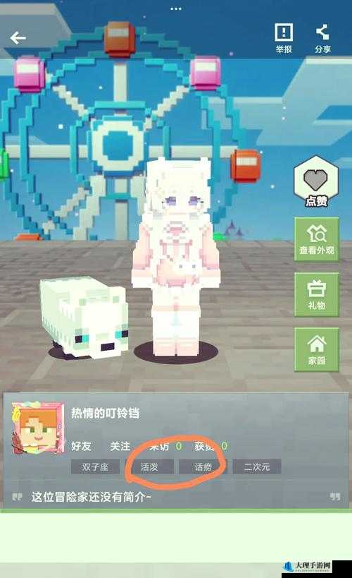 老外 Minecraft 中女性角色的探险之旅